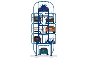 China Vertical Rotary Automated Parking Management System Motor Chain Drive on sale