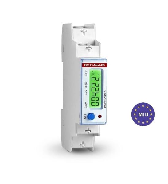 Quality EM115-Mod-PO 120/230V 100A AMR DC Electricity Meter Cards for Smart Energy Monitoring for sale