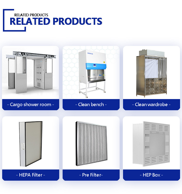 Manual / Computer Control Mode FFU Cleanroom H13 H14 U15 U16 Filtration Level