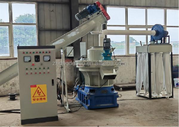 Quality High capacity vertical ring die biomass pellet machine sawdust processing wood pellet machine with CE for sale