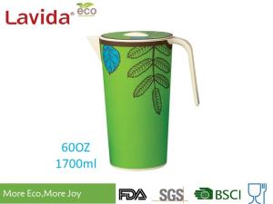 Buy cheap Food Safe Shatter Proof Eco Plastic Juice Jug Pitcher With Decal Unbreakable product