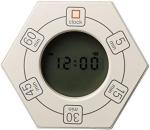 A stylish and innovative digital timer desktop Hexagonal rotating productivity