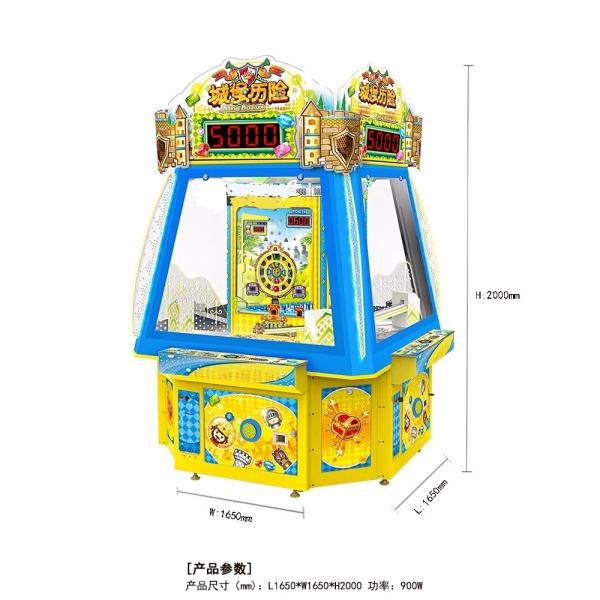 Amusement Game Center Pinball Game Machine Castle Maze Coin Pusher Easy To Use