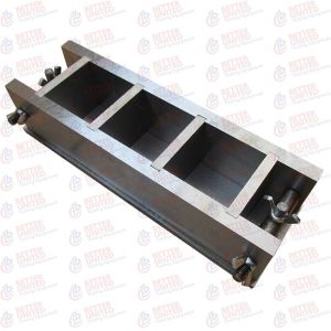 Steel Cube Moulds 3 Gang Concrete Testing Equipment