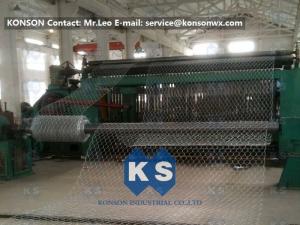 Buy cheap High Efficiency 22kw Hexagonal Gabion Mesh Machine 80x100mm Mesh Size product