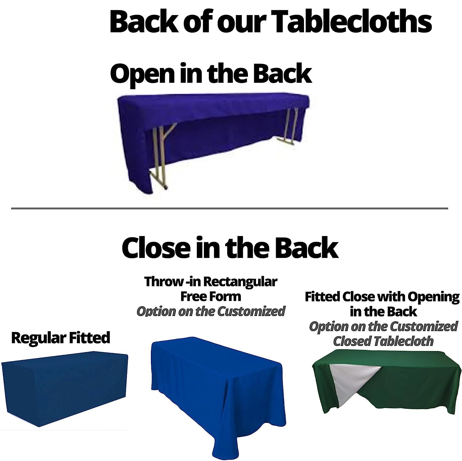 Custom Table Runner With Business Logo, Image Or Text Personalized Table Runner For TradeShows, Events