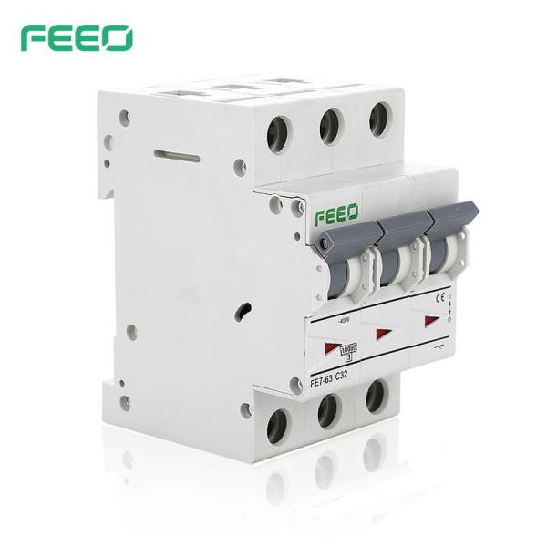Quality IEC60898 Standard 400V 3P IP20 PV Circuit Breaker for sale