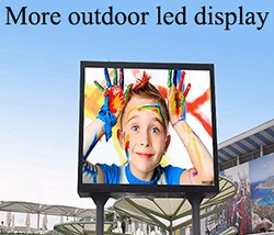 RGB pantalla led de publicidad de coches mensaje