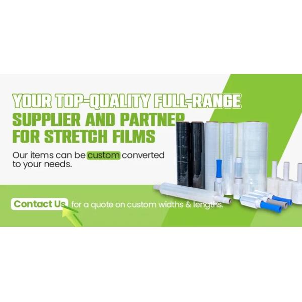 Manual LLDPE pallet stretch film plastic furniture wrap With Rotating Handle Dispenser