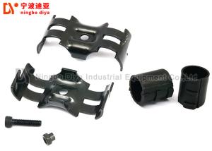 Buy cheap Black Color Pipe Rack Joint / Pipe Fitting System With Electrophoresis Surface product