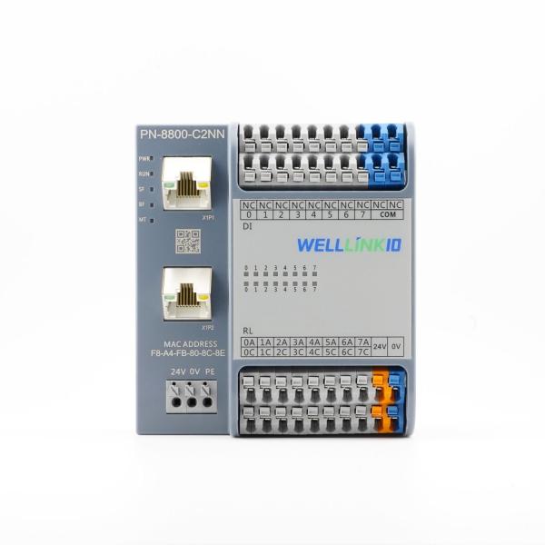 Quality IO Module Decowell FS Series Integrated I/O PN-8800-C2NN Profinet Agreement I/O Module for sale
