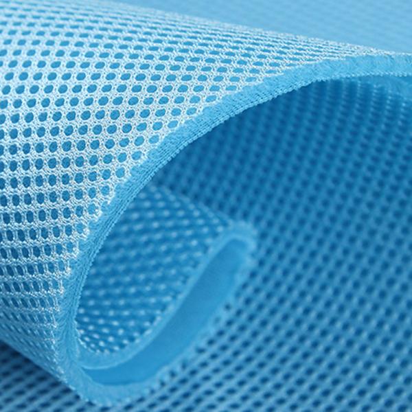 3mm 100 Polyester Mesh Fabric Knitted Breathable Mesh Fabric For Shoes