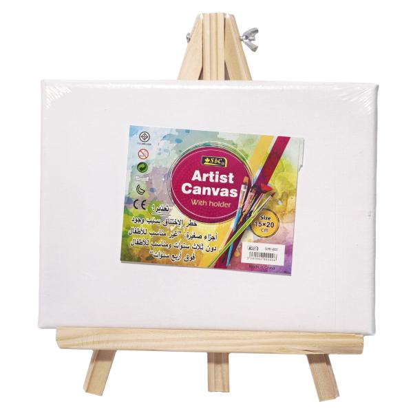 Quality Tabletop Mini Art Easel And Canvas Set , Canvas Easel Paint Set Custom Size for sale