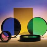 Customizable Round Optical Glass Filters Colored Glass Filters For Color
