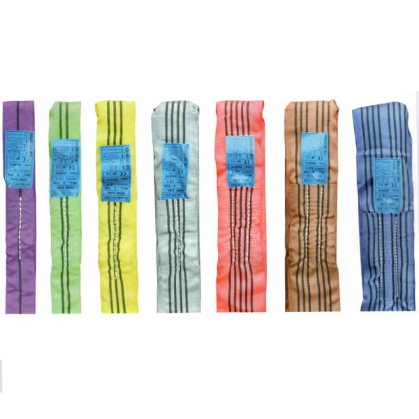 Quality Strength 7000 Lbs Polyester Webbing Slings 2 Meter Length for Lifting/Towing/Cargo Control for sale