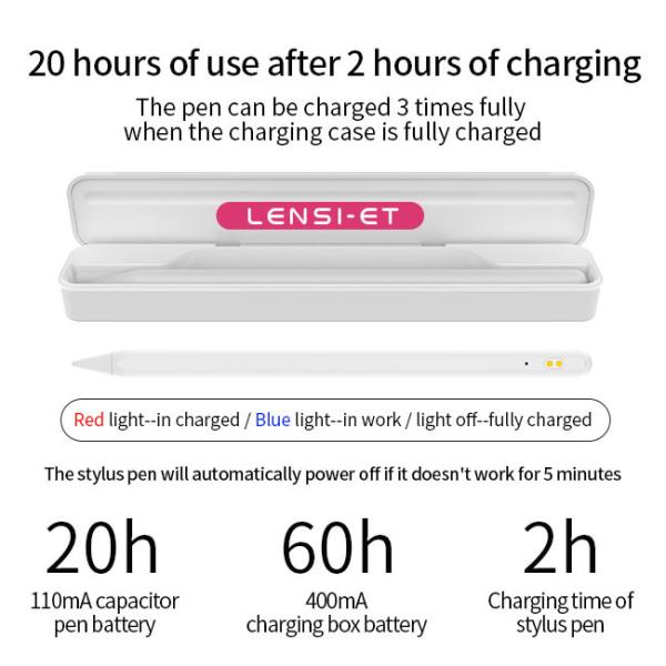 Write Palm Rejection Stylus Pen For Ipad Charging Case