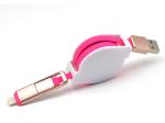 TPE Material Usb Data Extension Cable 8 Pin Micro For Mobile Phone Sync Data