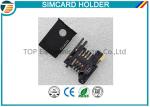 3.0mm PCB Mounting SIM Card Holder With Button Release TOP-SIM05