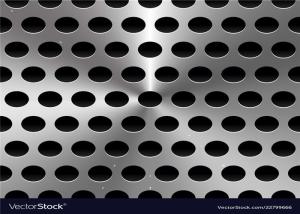 Galvanized Perforated Metal Sheet / Punching Metal Panel Width Customized