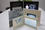 Rechargeable Lcd Video Business Cards Full Color With LCD Sound Modules
