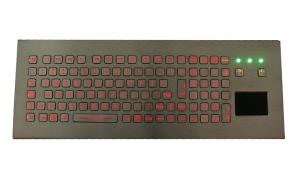 Buy cheap 104 Keys IP68 Desktop Industrial Keyboard With Touchpad FN Numeric Keys product