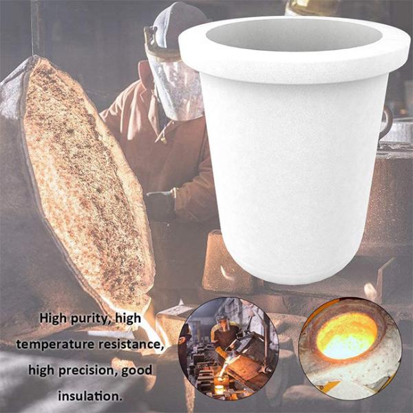 Quality 1800C High Purity Ceramic Crucible for sale