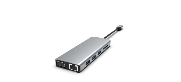 Quality Usb C Hub Docking Station For MacBook Laptops USB C To Dual HDMI Monitors For Windows USB C Hub Adapter for sale