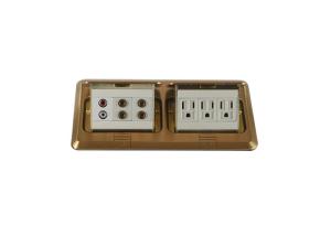 Brushed Metal Face Floor Mounted Pop Up Box