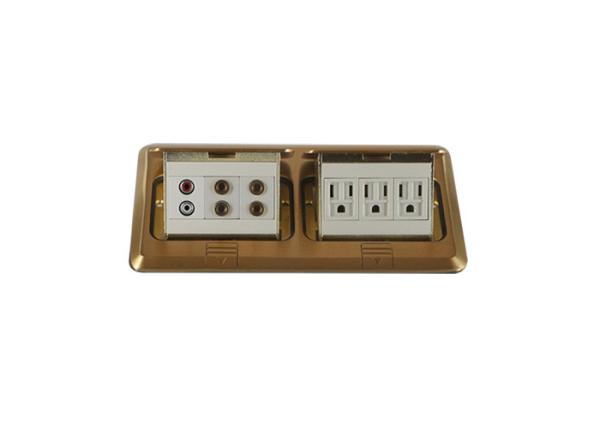 Quality Brushed Metal Face Floor Mounted Pop Up Box for sale
