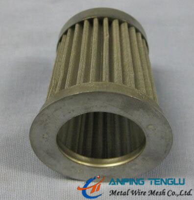Stainless Steel Pleated Filters With Firm Structure and High Porosity