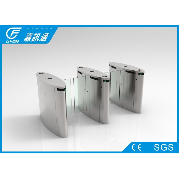 Adjustable Half Height Turnstile Sliding Speed Gate Stainless Steel For Swimming Pool