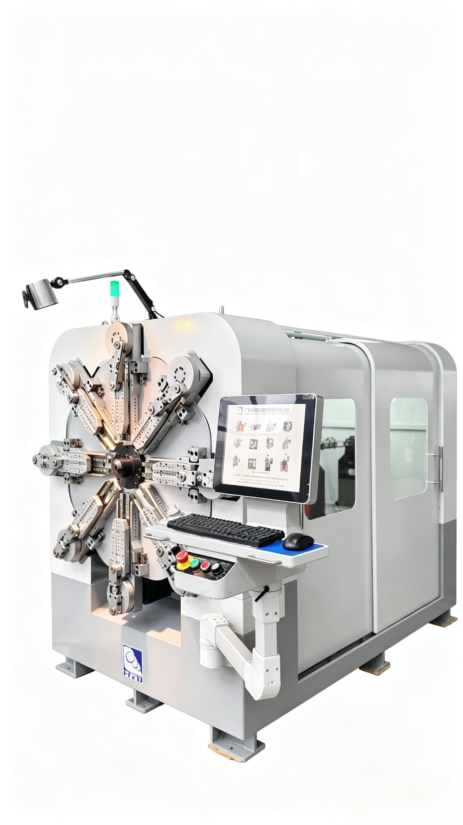 Industrial Wire Forming Machine , High Speed 10 Axes Spring Bending Machine