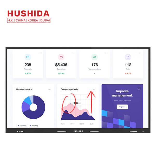 Quality 65 inch OPS PC Multi Touch digital smart board Interactive Display interactive whiteboard for sale