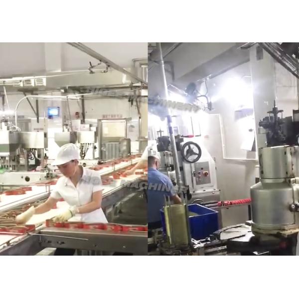 Higee canned food meat corned beef filler seamer canned meatloaf filling seaming machine