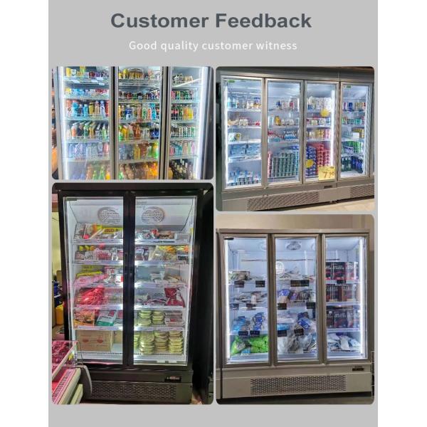 Low Noise Energy Saving Commercial Supermaket Meat Refrigerators Freezers