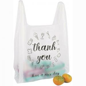 Buy cheap Customized eco friendly wholesale cornstarch biodegradable shopping compostable T- shirt plastic bags product