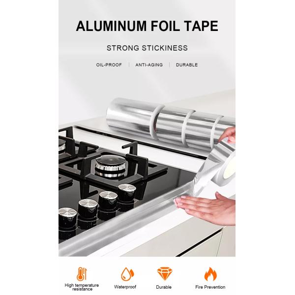 Duct Packing Adhesive Tape Aluminum Foil Tape 20m