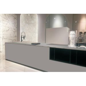China Gray Matt Sintered Stone Slab 800x2600mm Antibacterial Wall Tile on sale