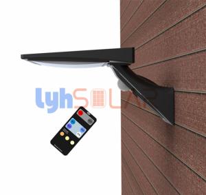 China IP65 Waterproof Wall Mounted Solar Security Lights With Motion Sensor Total 520Lm Output on sale