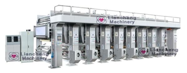 Quality gravure printing press machine flexo 8 color rotogravure cylinder 6 colour automatic for sale