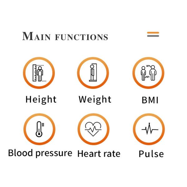 Height And Weight Health Checkup Machine Blood Pressure Measuring Scales