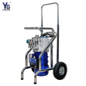 China G36 Professional Epoxy Coating Stucco 9L Spraying Machine Airless Diaphragm Pump Four Spray Gun Blue Color Paint Machine on sale