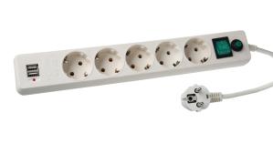 Buy cheap High Safety Multi Outlet Power Board Convenient For Family / Office Use product