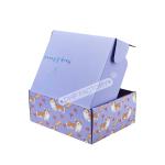 Cardboard Shipping Boxes Custom Design Shoes Packaging Boxes With Tear Strip