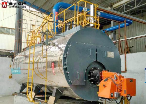 Quality 2T Natural Gas Steam Boiler Plc Control System Work Efficiently Safety for sale