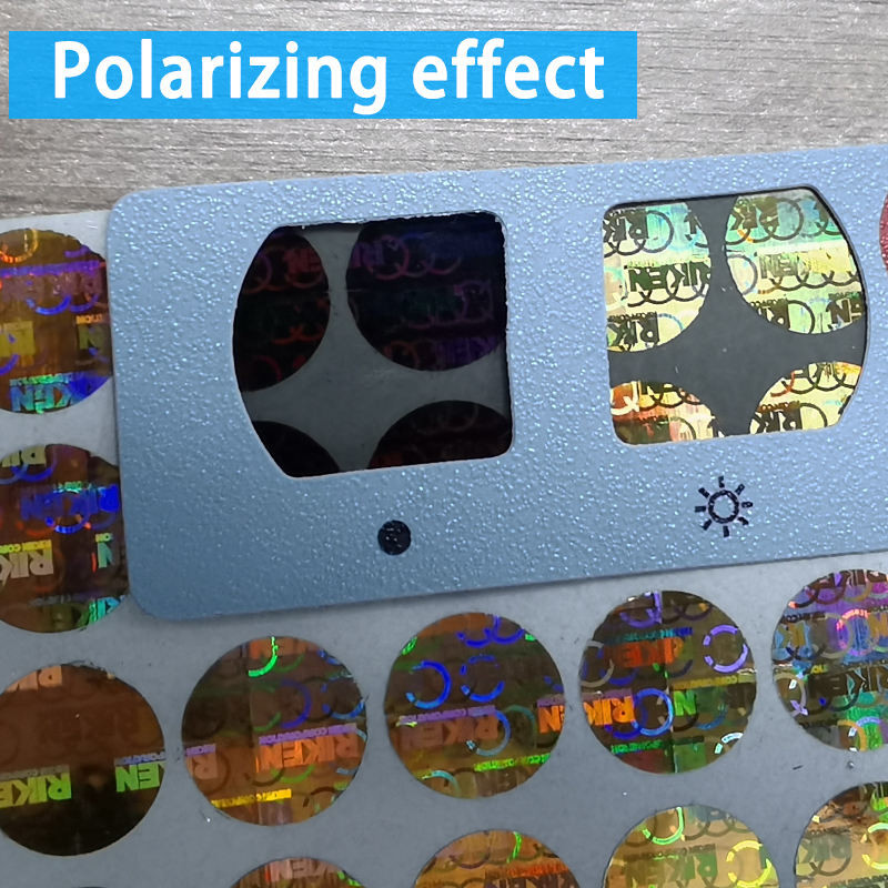 3D Holographic Security Stickers Original Anti Counterfeiting QR Code Stickers