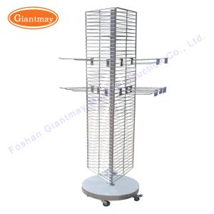Hair Floor Stand Shop Rotating Turntable Display Stands