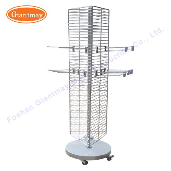 Quality Hair Floor Stand Shop Rotating Turntable Display Stands for sale