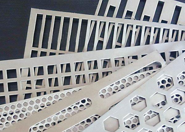 Quality Round Square Hexagonal 304 Stainless Steel Punched Metal Sheet Customizable Hole Shapes Control for sale