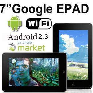 7 MID 256MB 800*480 Touch Screen TFT Lcd Google Android 2.2 With External Flash